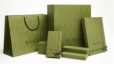 are any gucci boxes white|Gucci sustainable packaging.